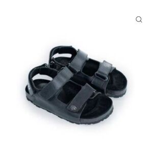 nununu Black Kids Sandals
